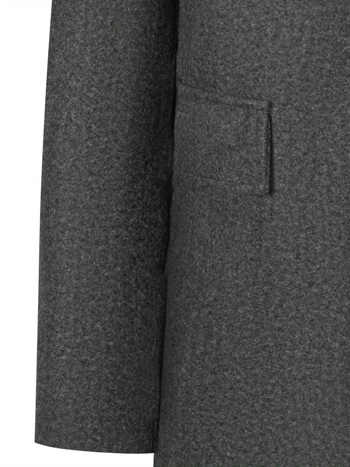 Elegancki Single-Breasted Overcoat