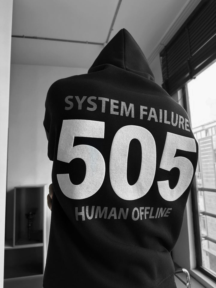 Oversize 505 Hoodie - Czarny