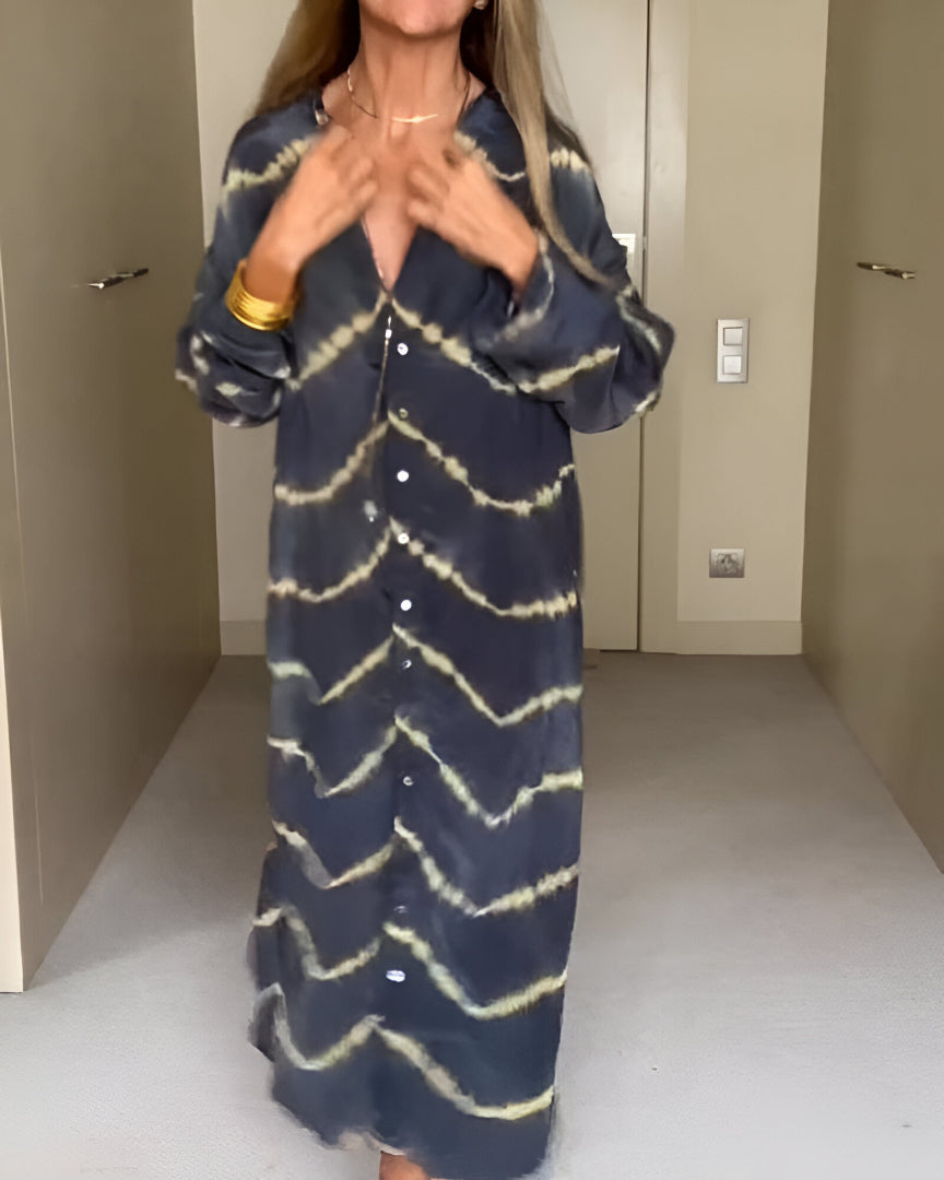 Klasyczny boho dekolt V sukienka