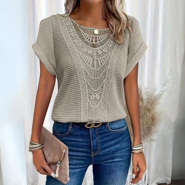 Vintage koronka detal top