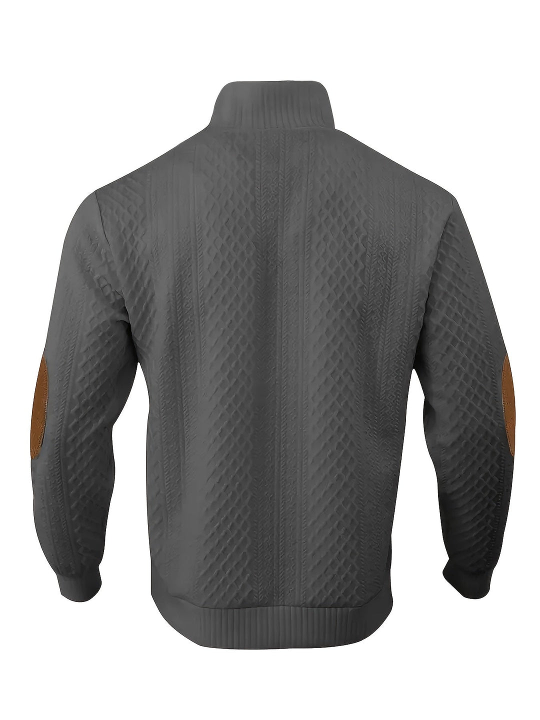 Wyróżniać się kołnierz guzik Henley sweter