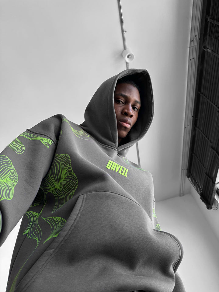Oversize Unveil Hoodie - Antracyt