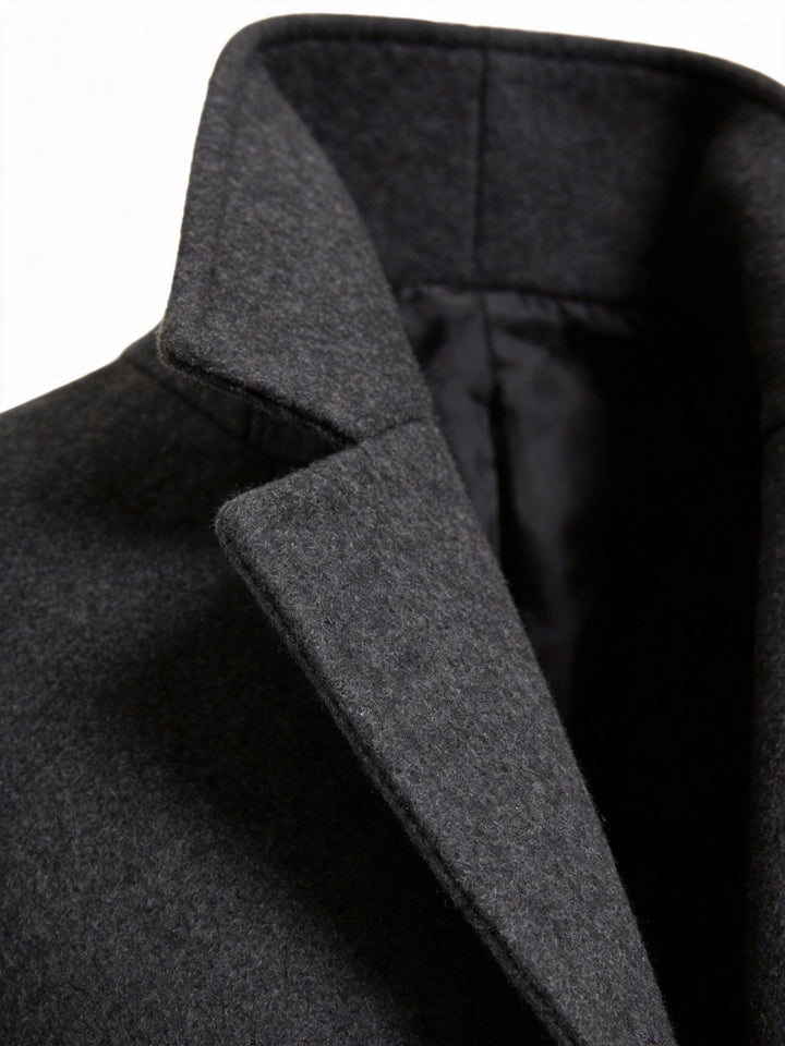 Elegancki długi Trench płaszcz