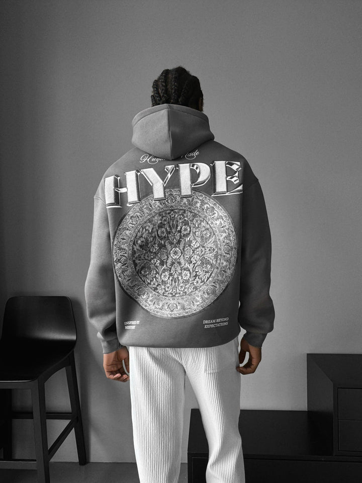 Hoodie Oversize Hype - Antracyt