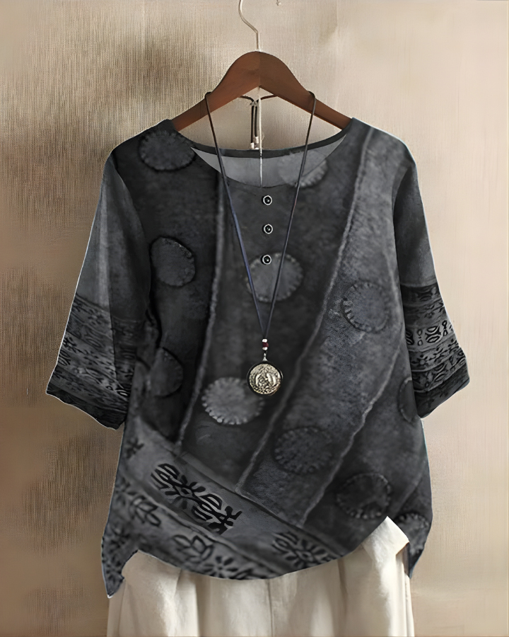 Swobodny letni boho top