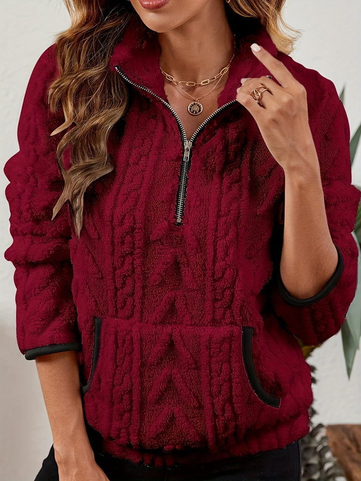 Przytulny zamek 1/2 sweter