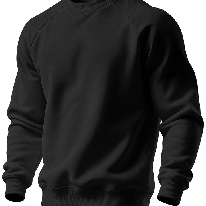 Klasyczny Raglan bluza z okrągłym dekoltem