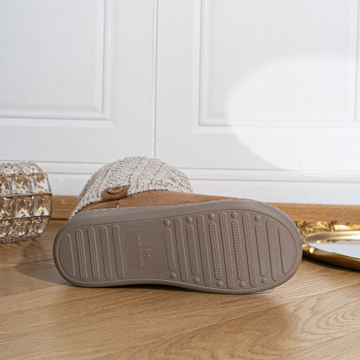 Przytulna dzianina-Cuff buty