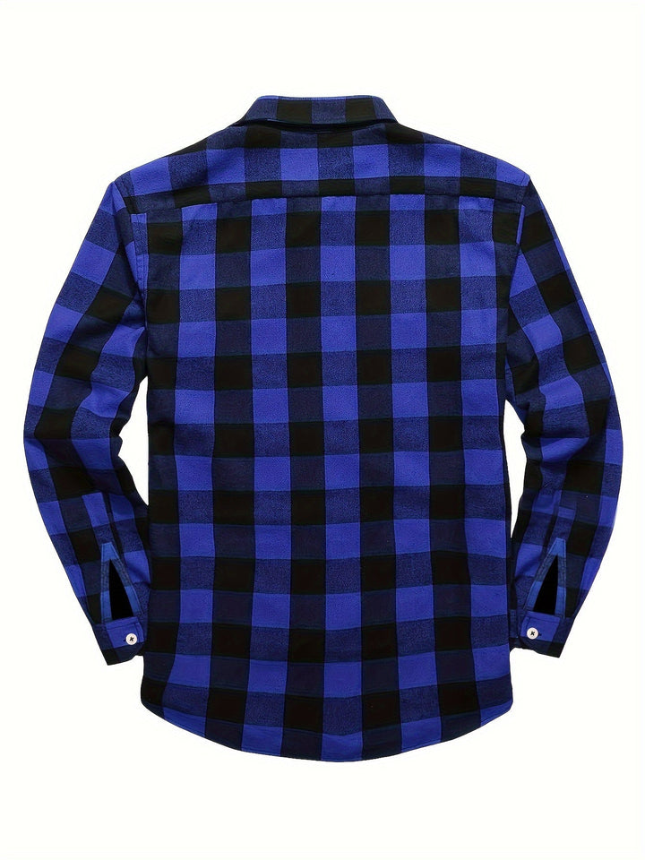 Klasyczny w kratę Flannel koszula