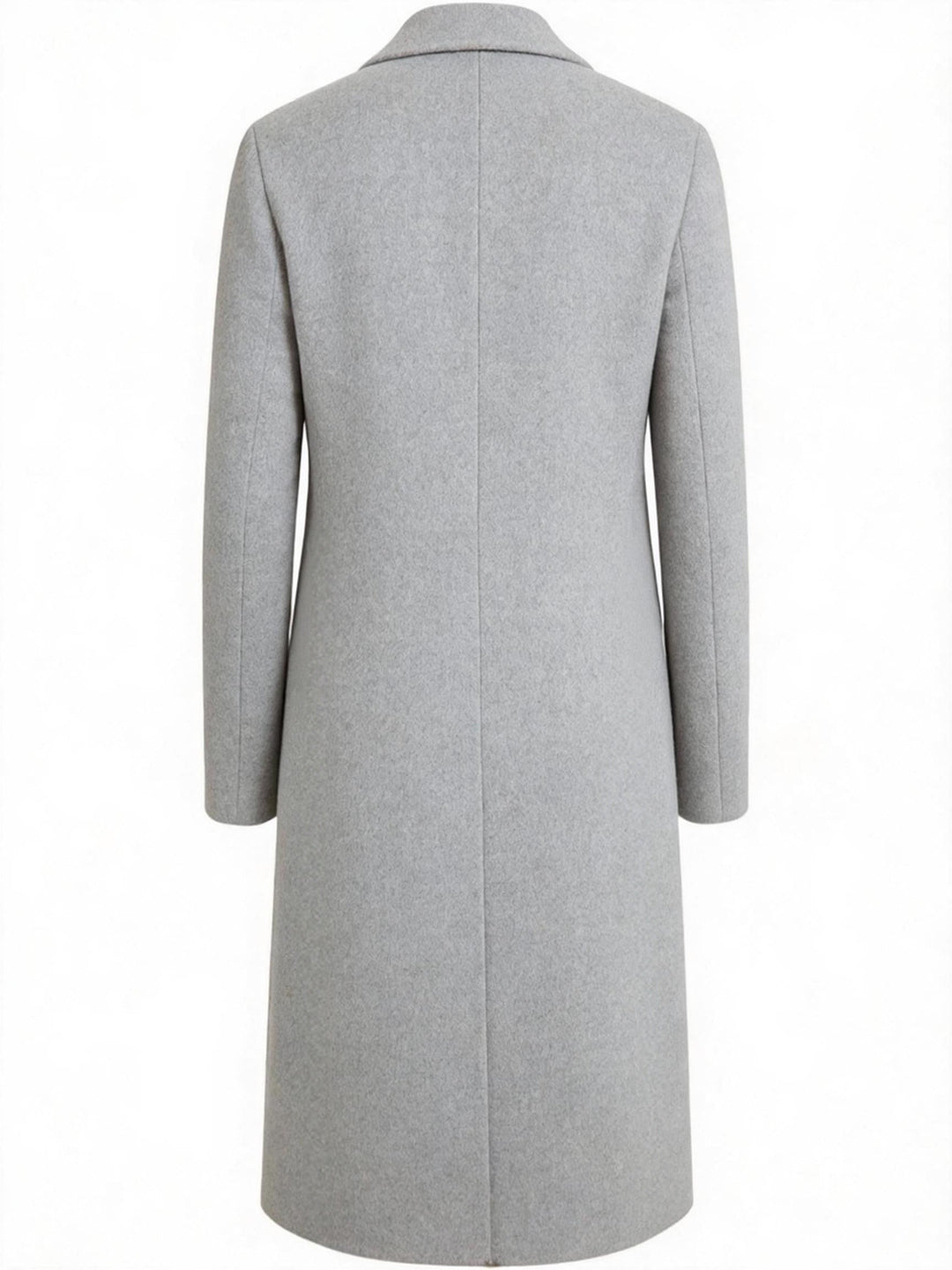 Elegancki długi Trench płaszcz
