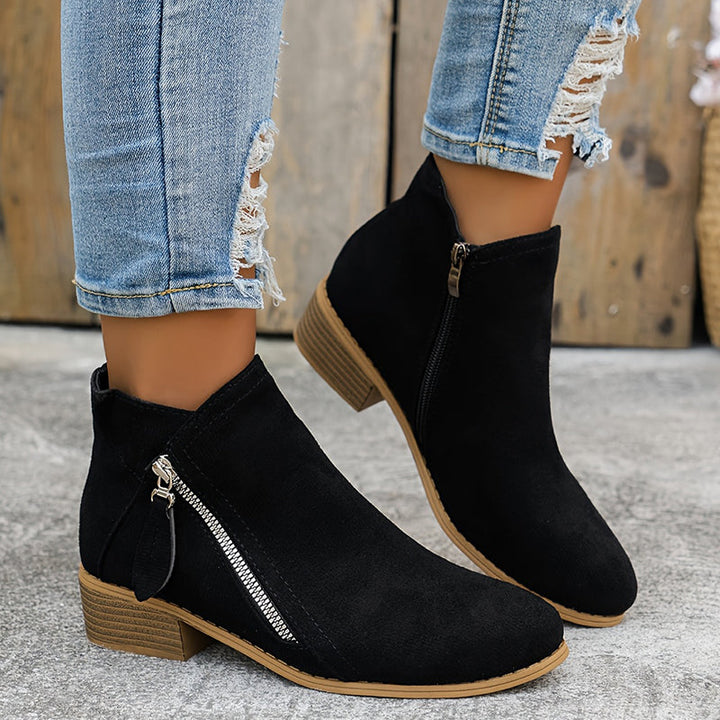 Elegancki wygodny Zipper buty