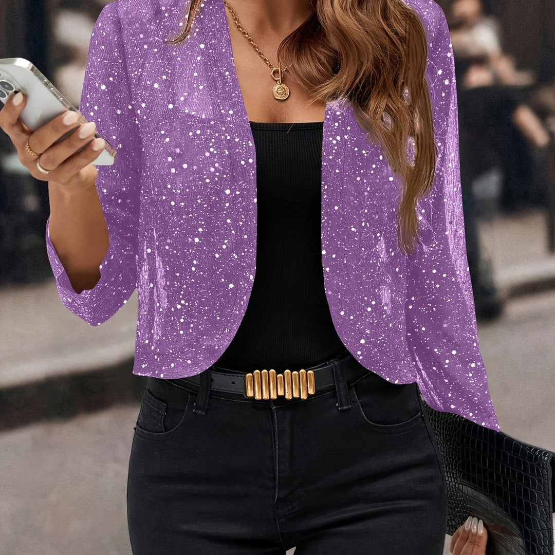 Shimmer Cropped kurtka
