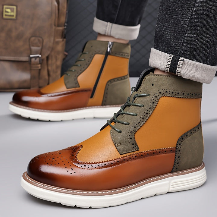 Elegancki wingtip botki