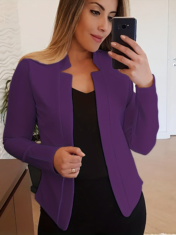 Otwarty przedni dopasowany kurtka