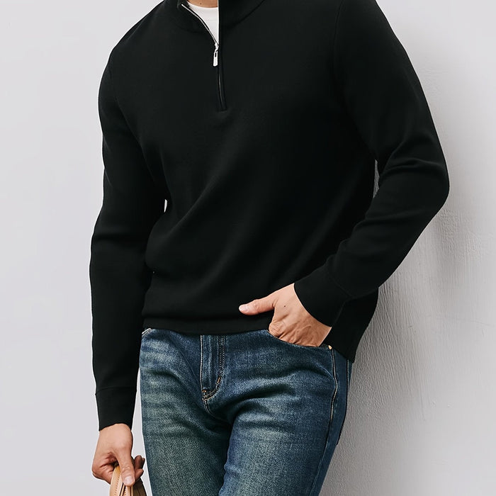 Elegancki zamek 1/4 sweter