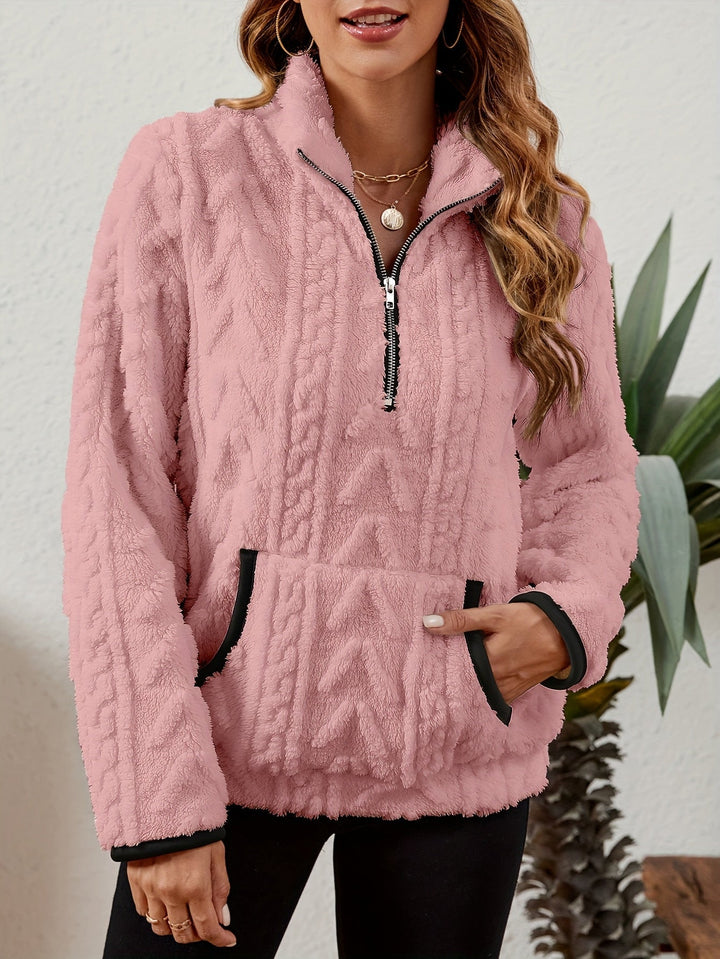 Przytulny zamek 1/2 sweter