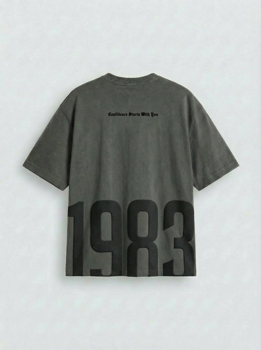 Oversize 1983 T-shirt - Antracyt