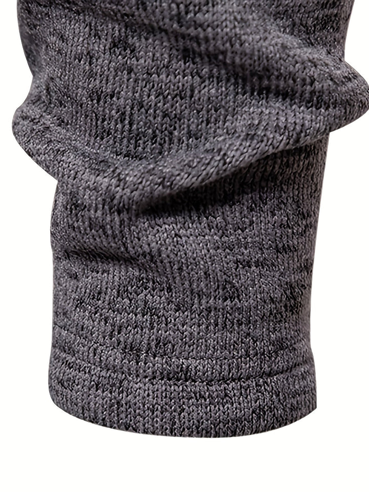 Luźny kołnierz Button-Up sweter