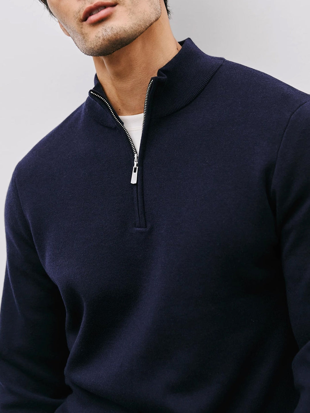 Elegancki zamek 1/4 sweter