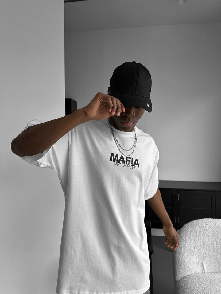 Koszulka Oversize Mafia Tribal - Ecru
