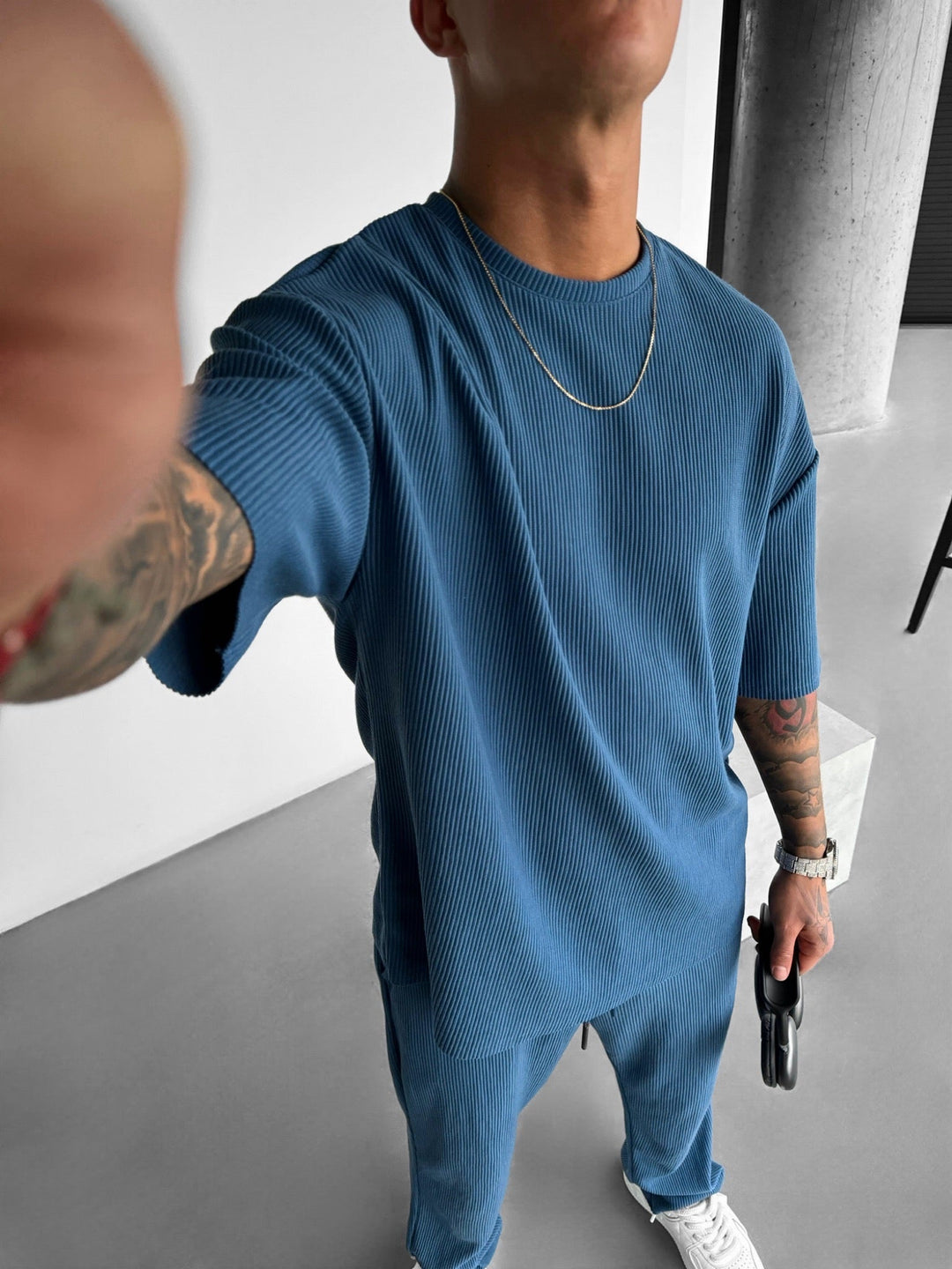 Oversize Cord Tee - Indygo