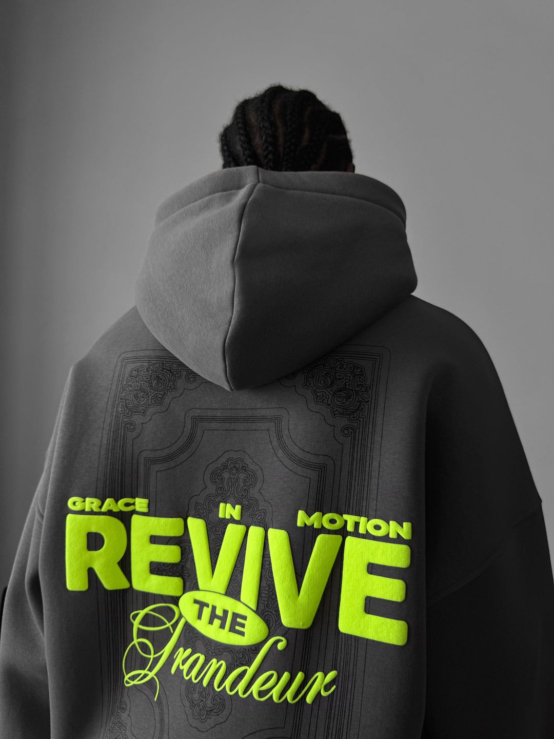 Oversize Revive Hoodie - Antracyt