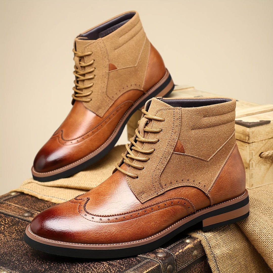 Klasyczny wingtip botki