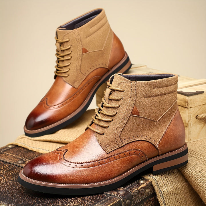 Klasyczny wingtip botki