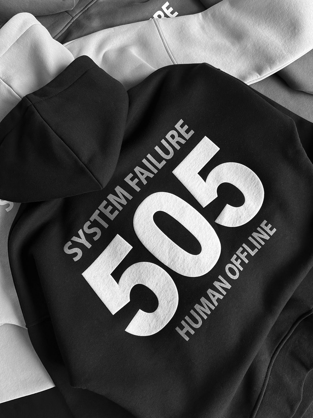 Oversize 505 Hoodie - Czarny