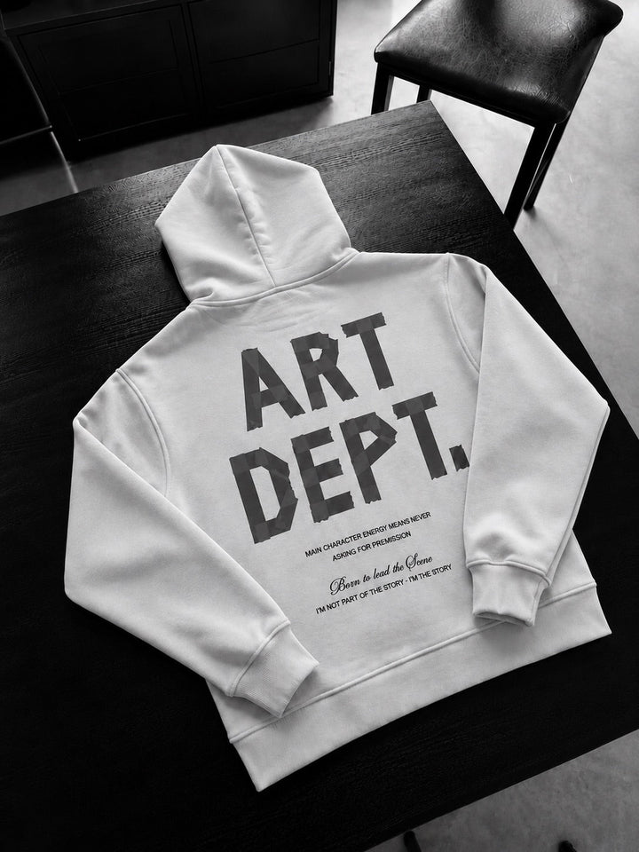 Oversize Art Dept. Hoodie - Ecru