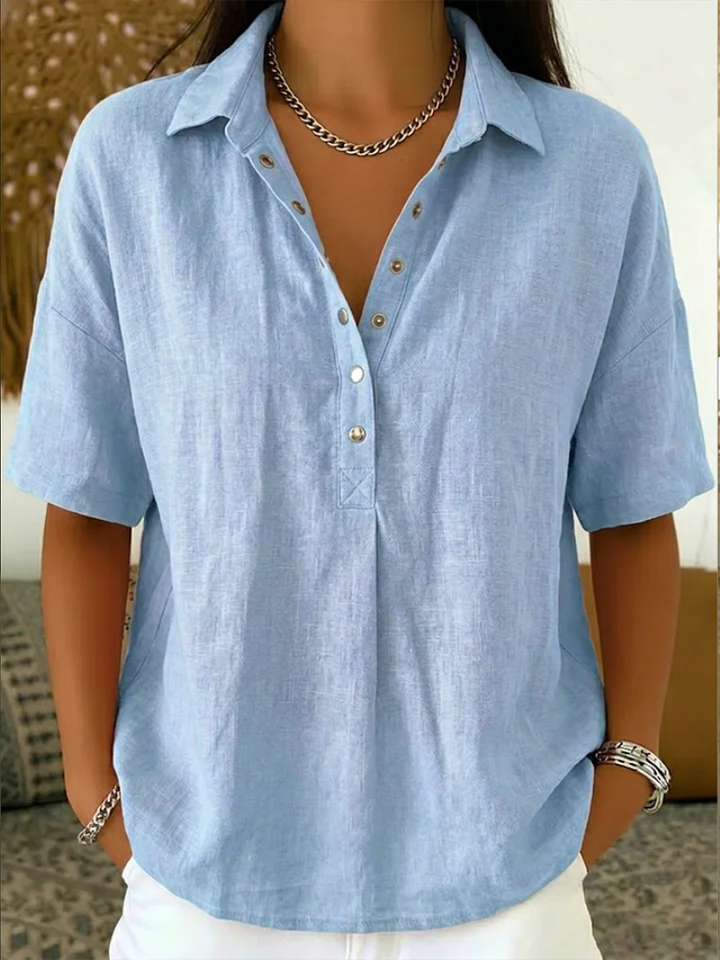 Codzienny Button-Up kołnierz koszula