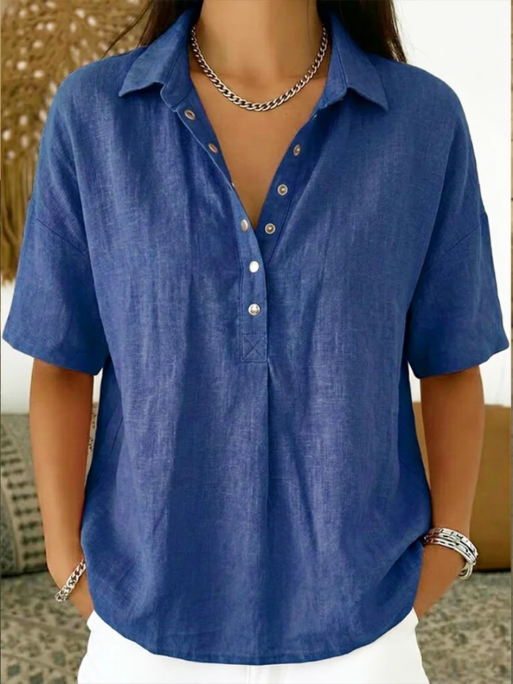 Codzienny Button-Up kołnierz koszula
