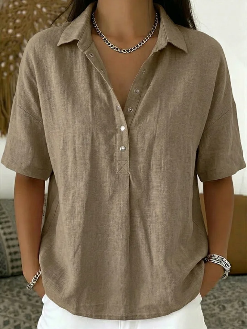 Codzienny Button-Up kołnierz koszula