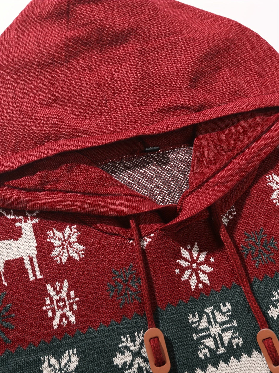 Christmas z kapturem sweter