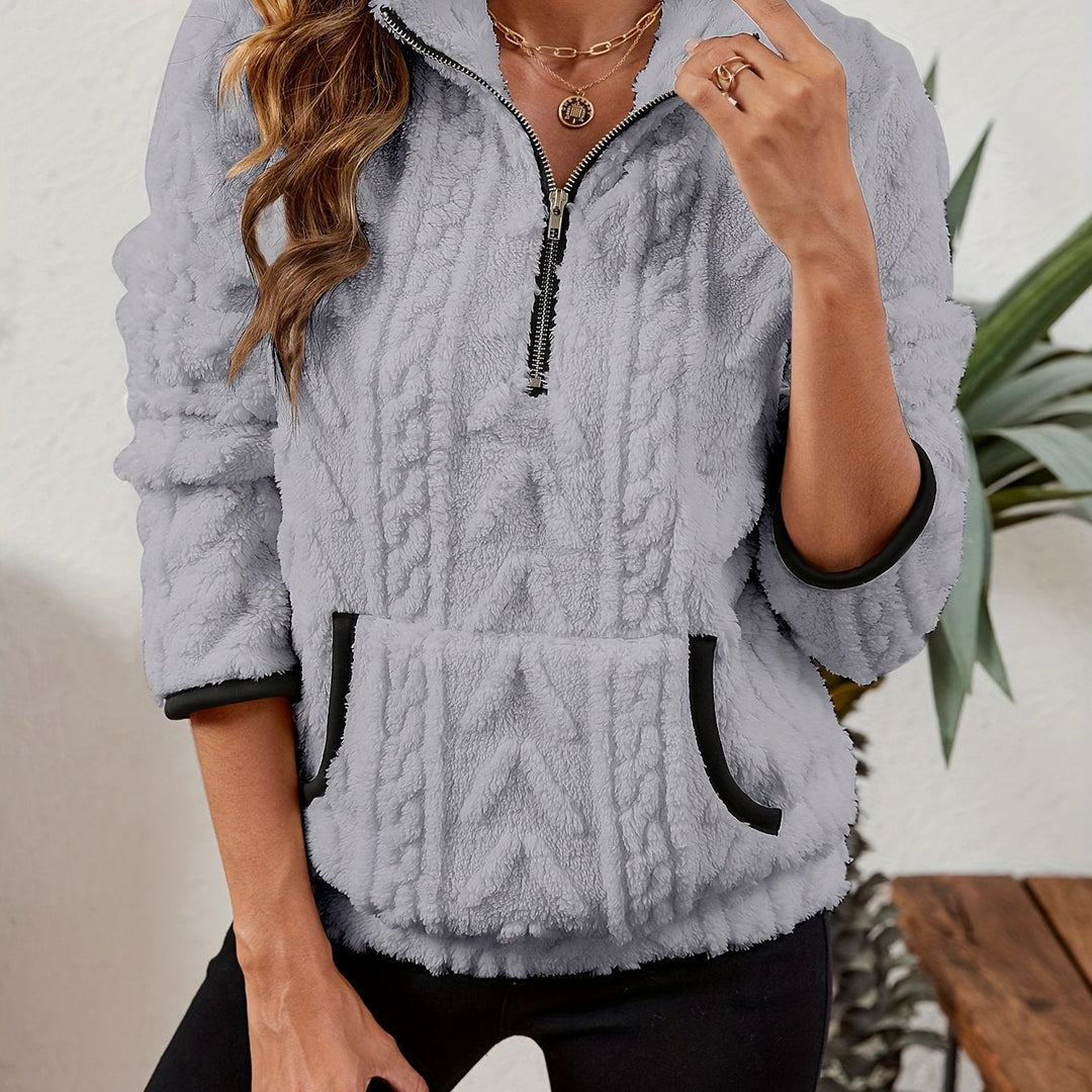 Przytulny zamek 1/2 sweter
