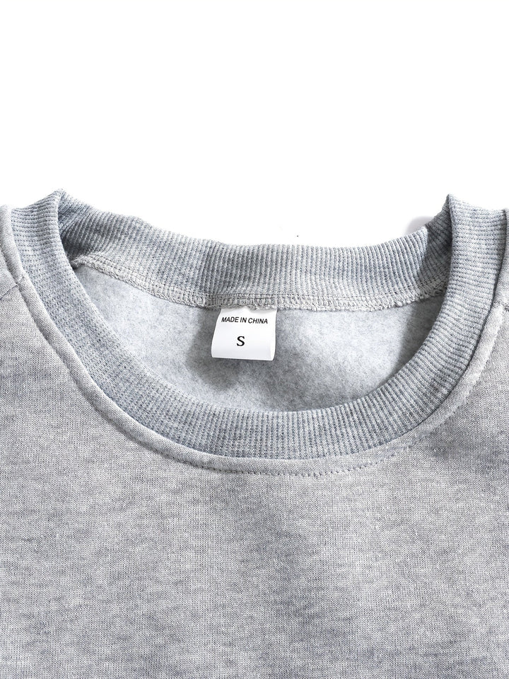 Klasyczny Raglan bluza z okrągłym dekoltem