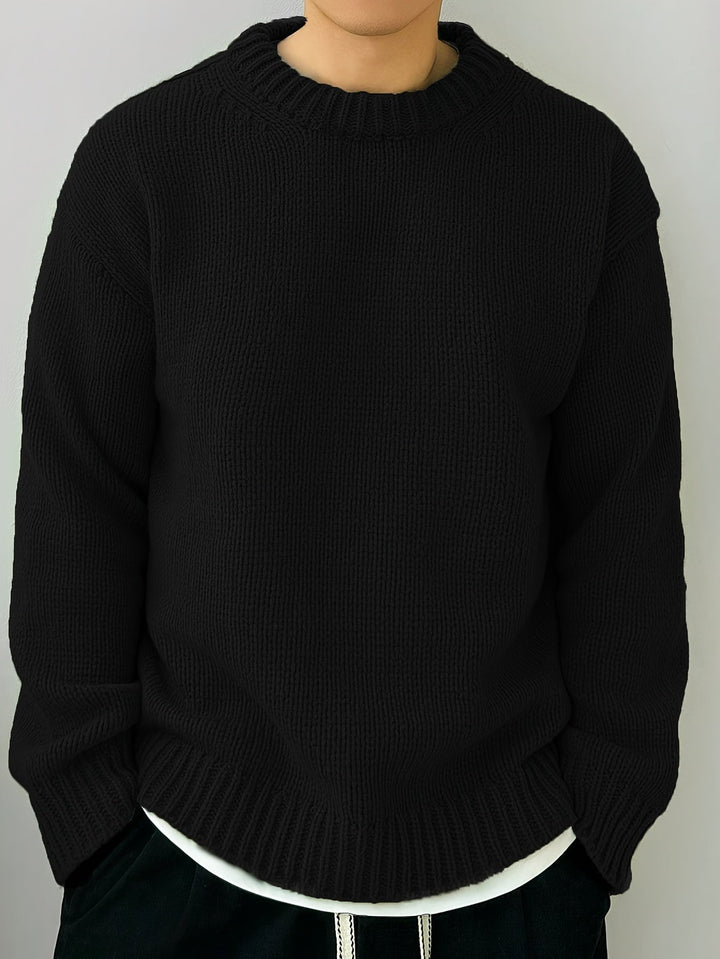 Swobodny Drop-Shoulder sweter