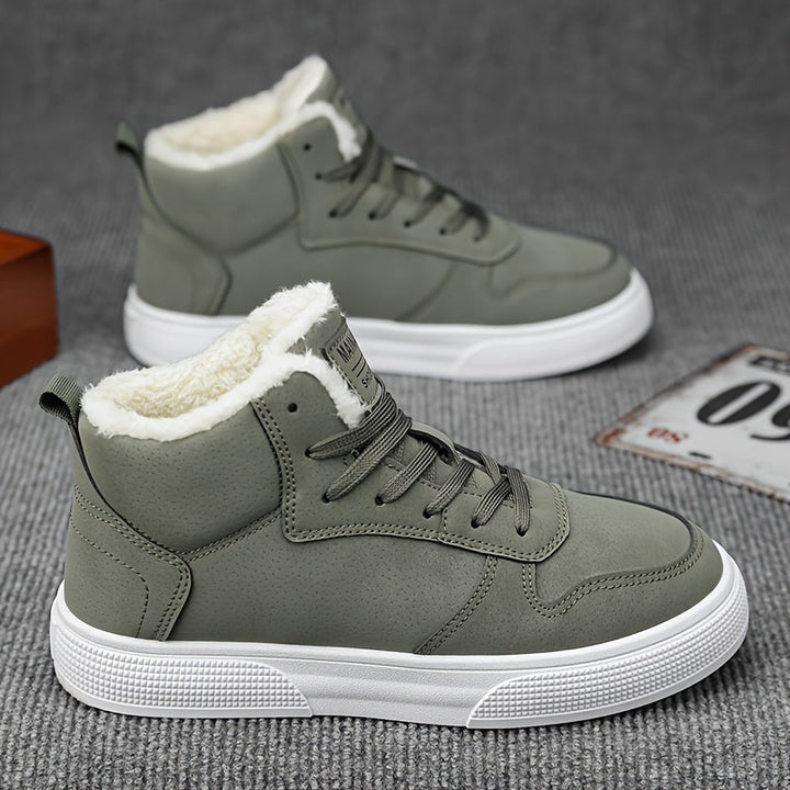 Ciepły-Lined wysokie sneakersy