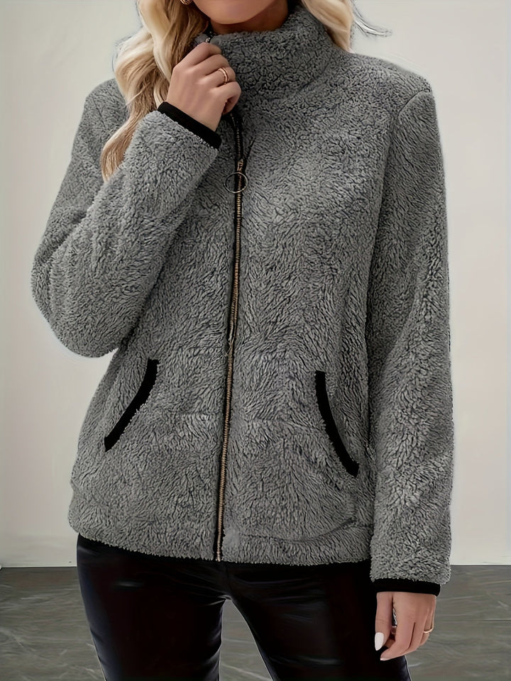 Przytulny Zip-Up kurtka