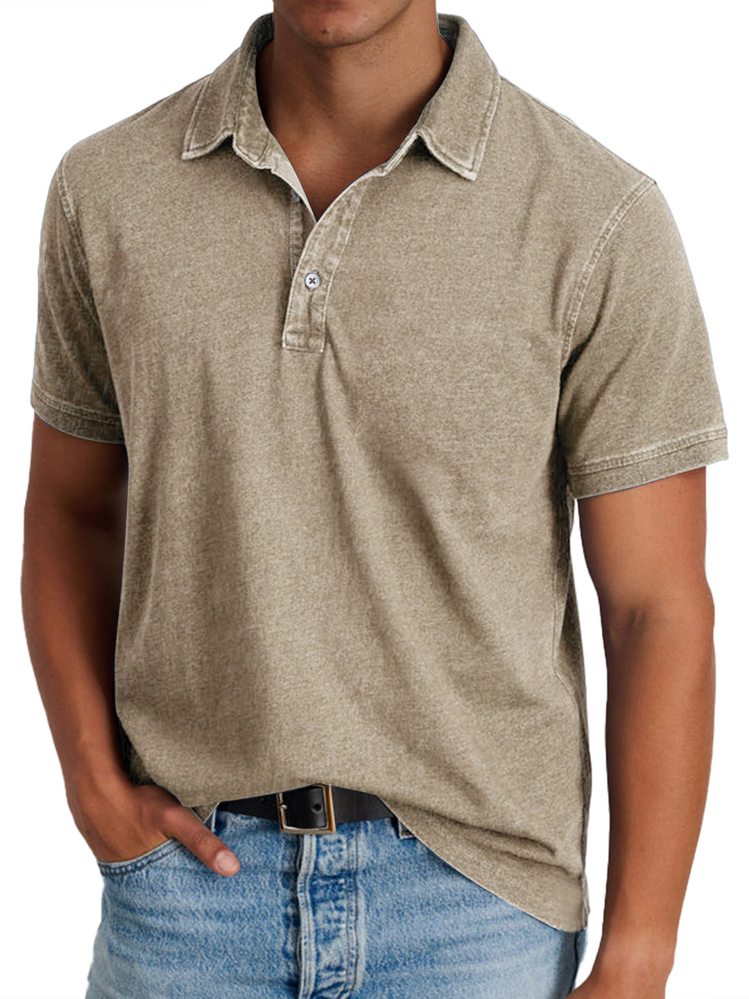 Elegancki tradycyjny koszulka polo