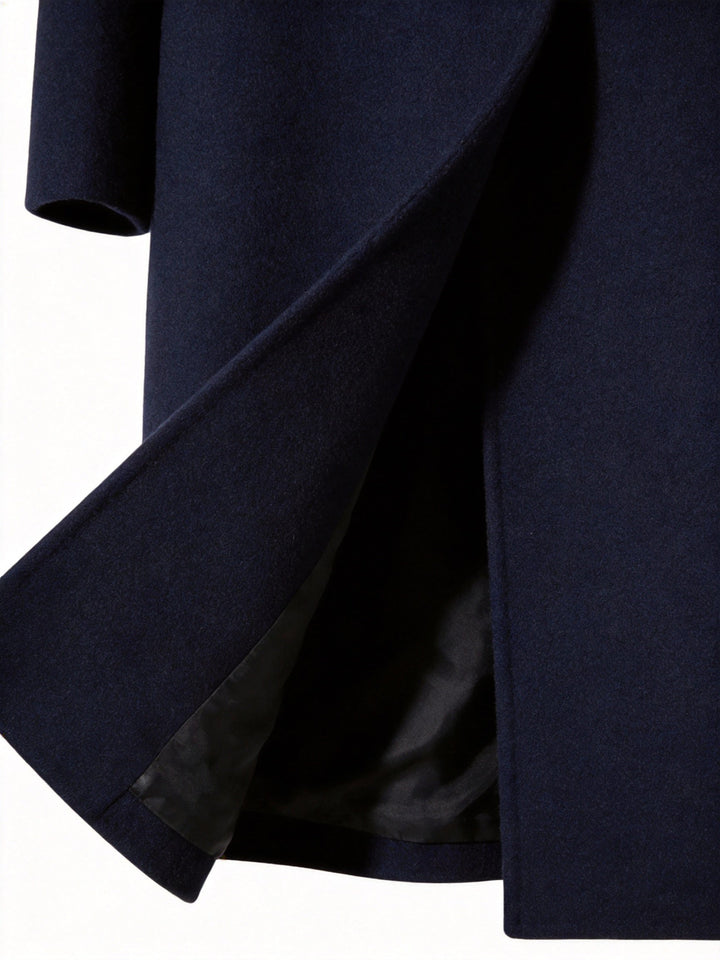 Elegancki długi Trench płaszcz