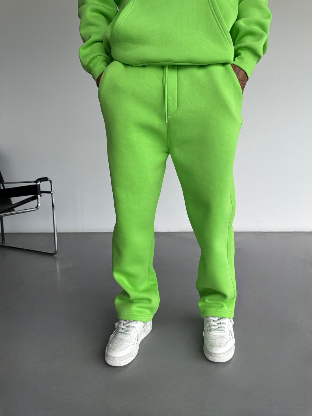 Spodnie Basic - Neonowy Slime
