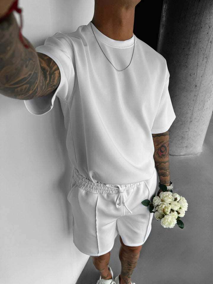 T-shirt Diver Regular Fit - Biały