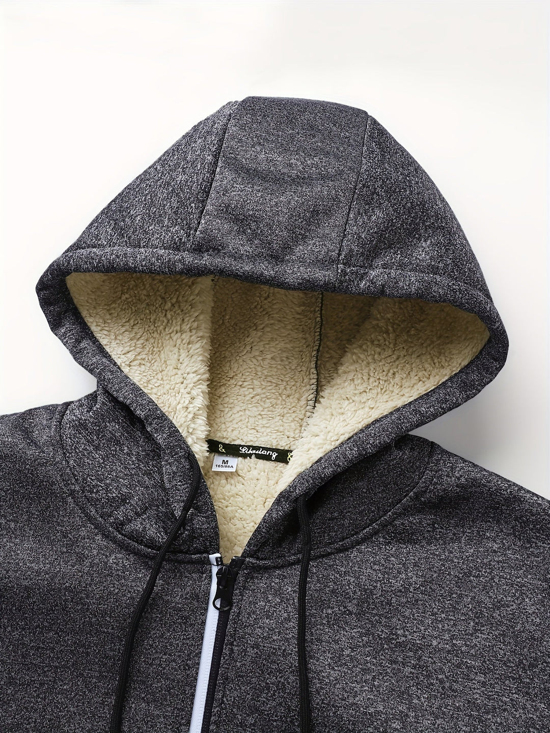 Przytulny z kapturem Zip-Up kurtka
