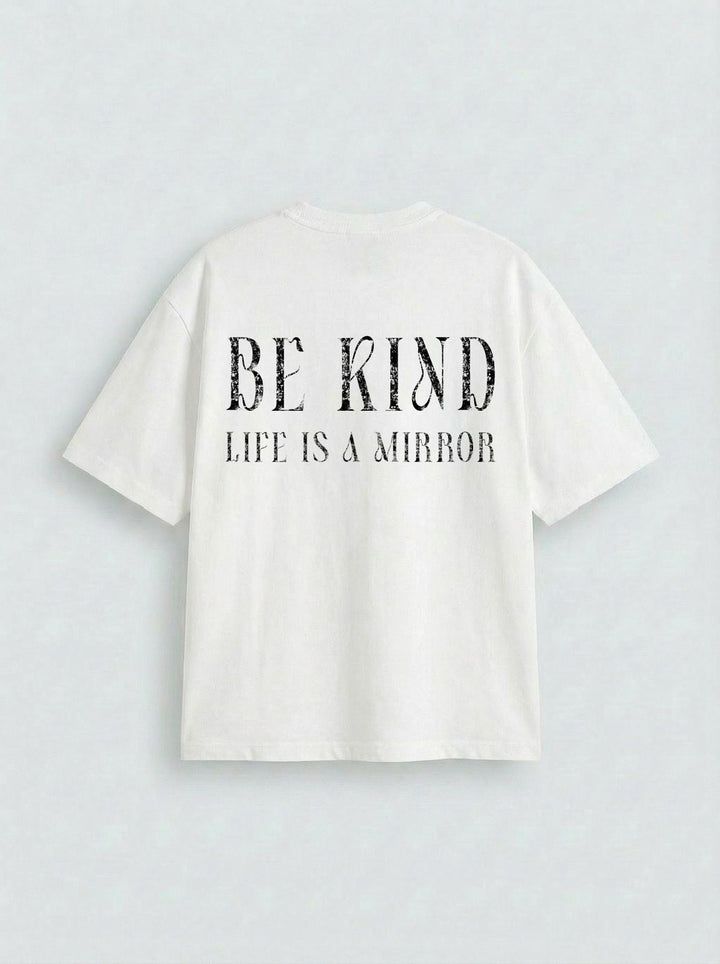 Oversize Be Kind T-shirt - Ecru