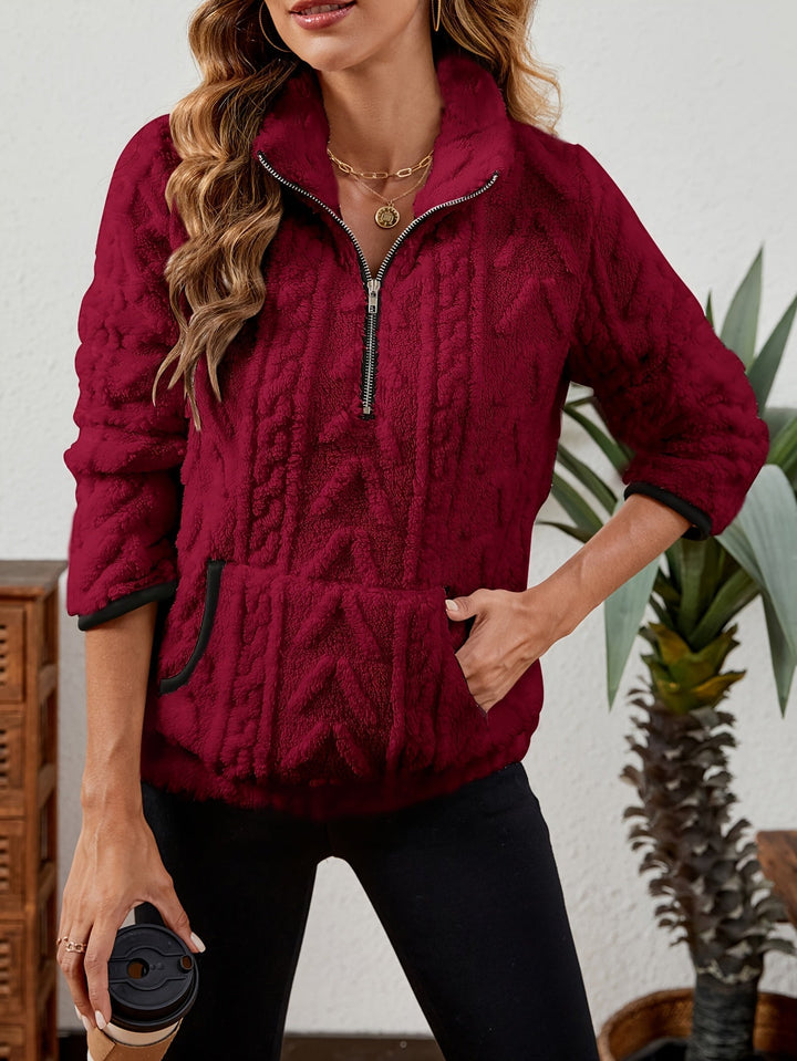 Przytulny zamek 1/2 sweter