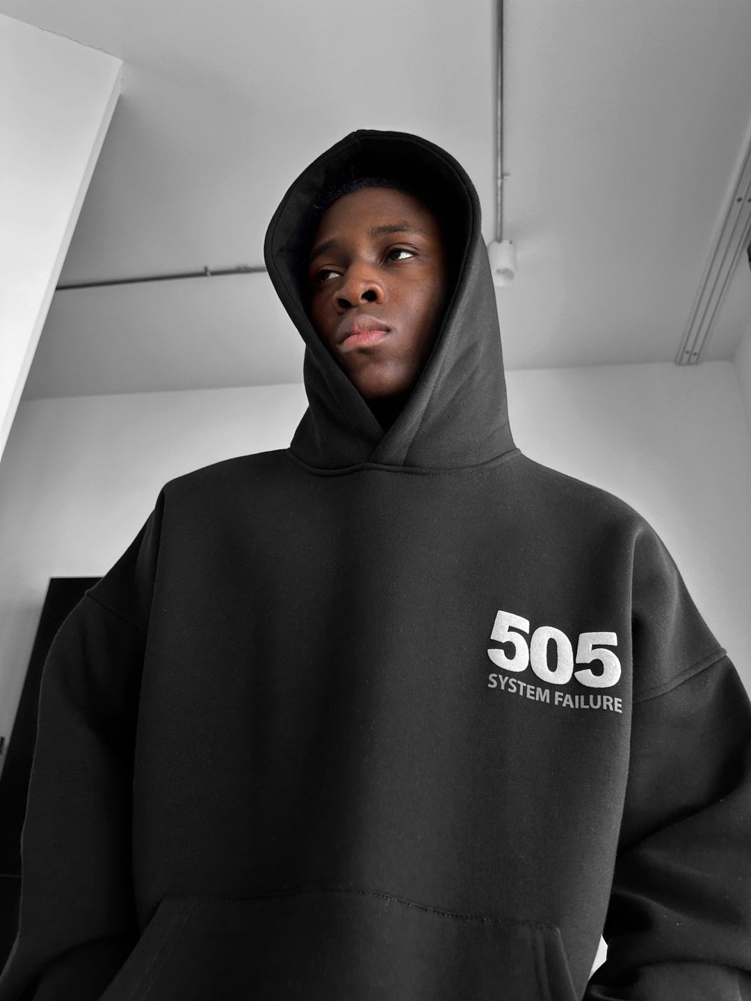 Oversize 505 Hoodie - Czarny