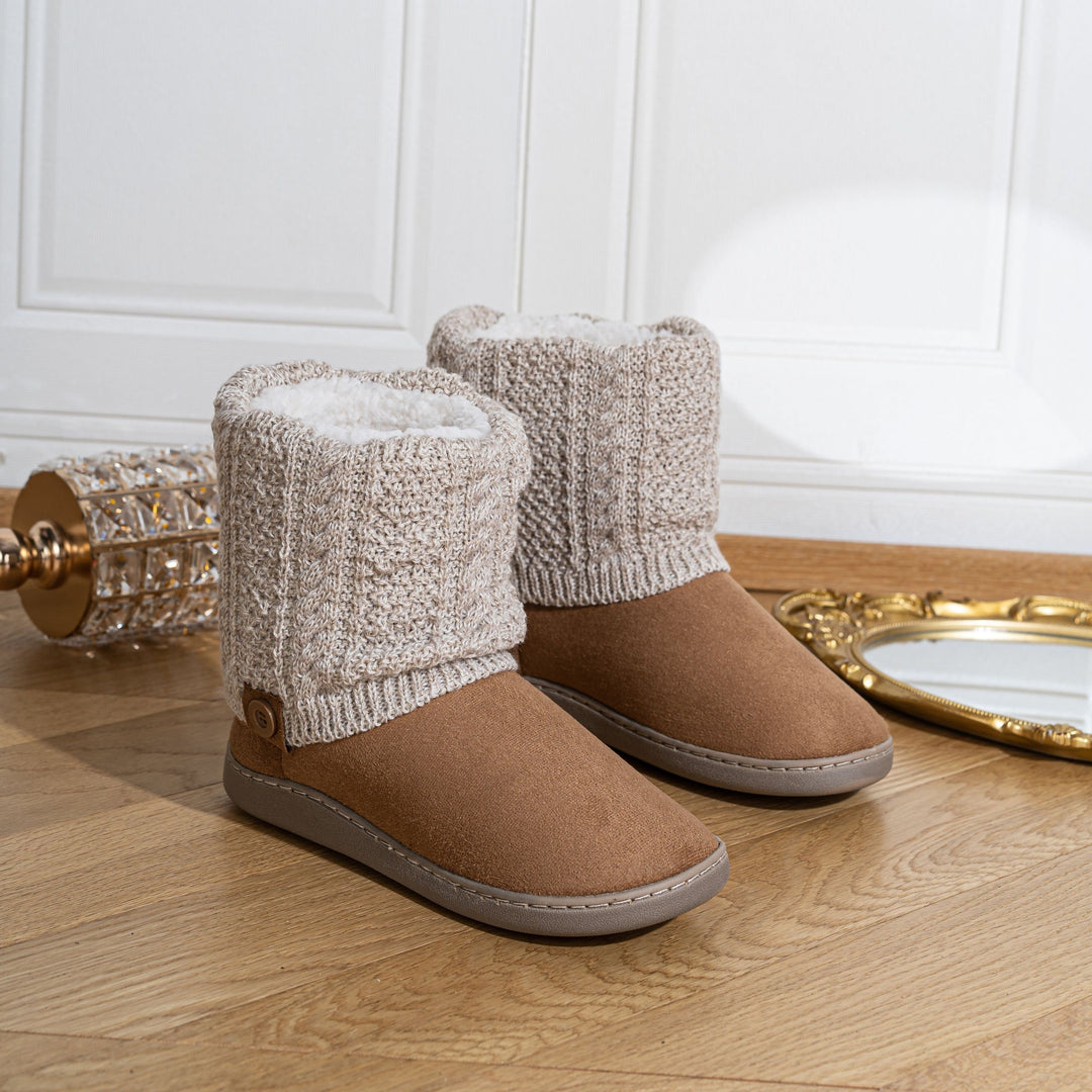 Przytulna dzianina-Cuff buty