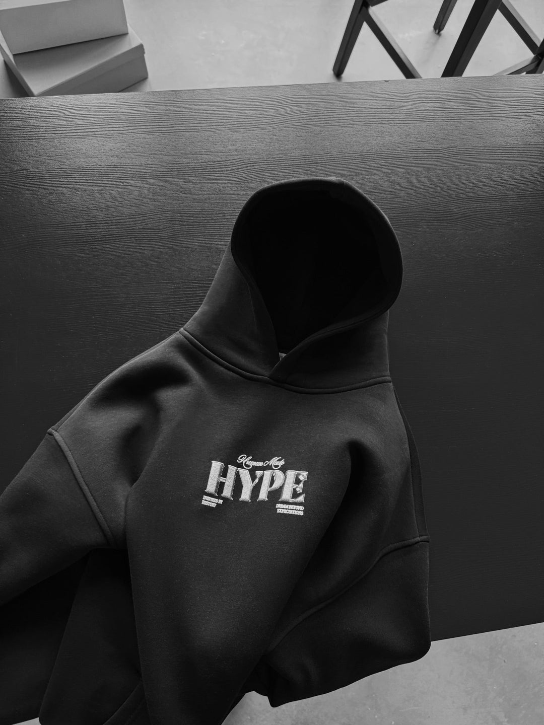 Oversize Hype Hoodie - Czarne