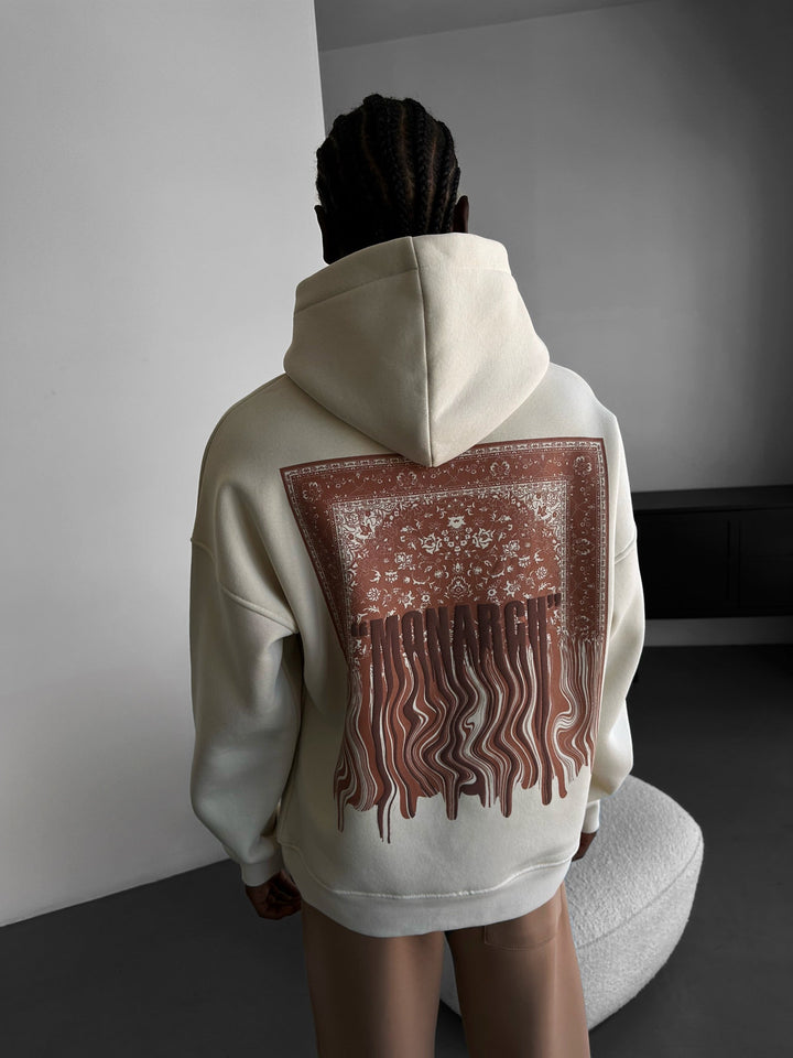 Oversize Monarch Hoodie - Beżowy